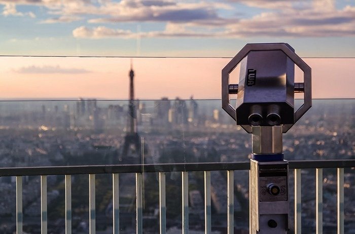 Torre Eiffel vista da Torre Montparnasse