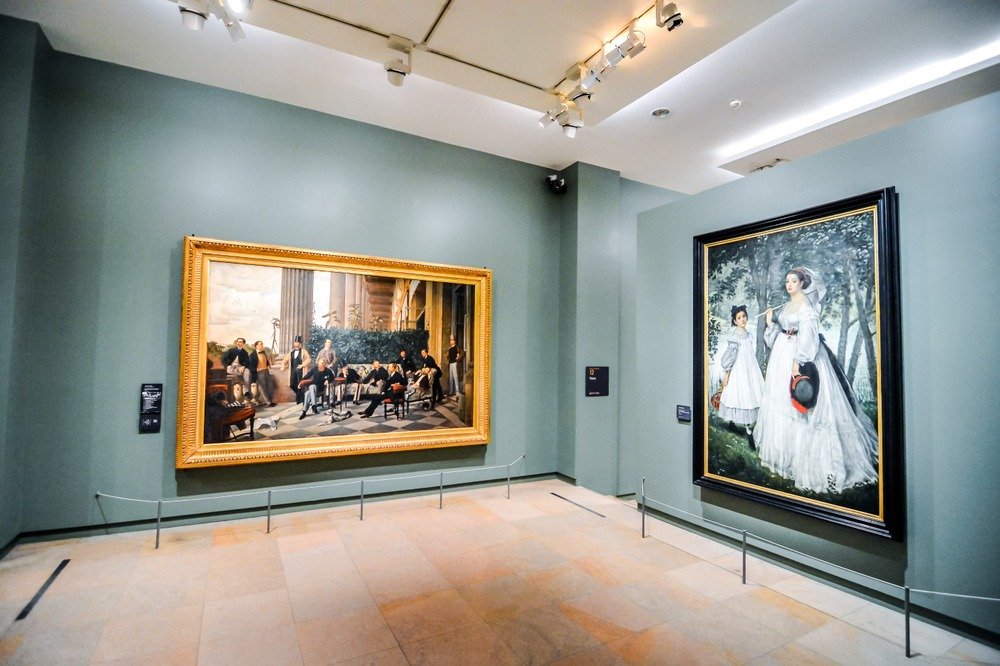 Pinturas no Museu de Orsay