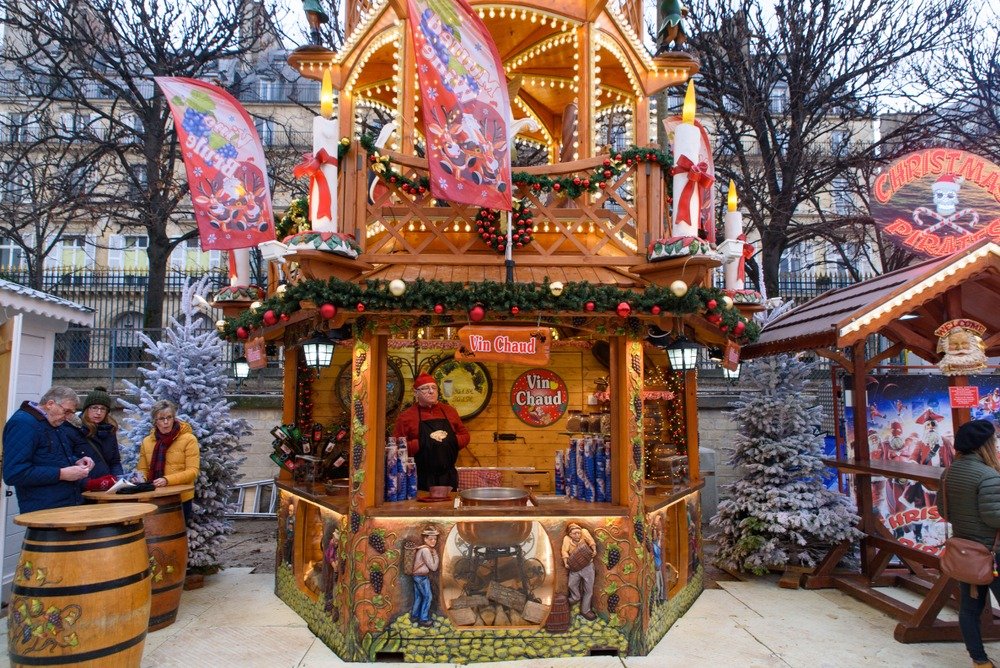 Mercado de Natal no Jardin des Tuileries