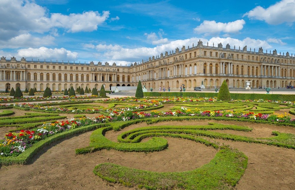 Palácio de Versailles em Abril