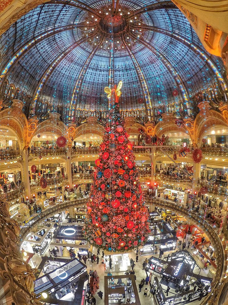 Árvore de Natal da Galeries Lafayette 2019